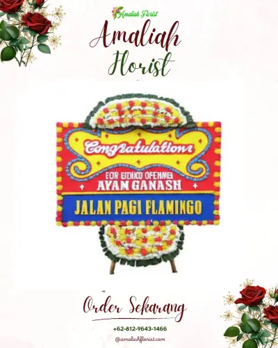 Bunga Papan Congratulation di Pondokkaso Landeuh
